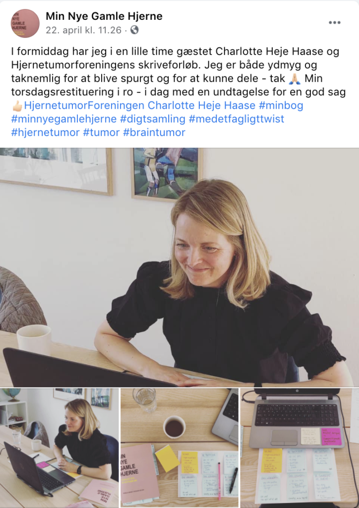 skriveforløb Hjernetumorforeningen